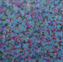 0214-3 (2014), acrylique et pastel gras sur toile, 30 x 30 cm, ©Charlotte Callens (https://www.charlotte-callens.fr)