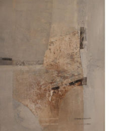 Le vent résiste (2005), technique mixte sur toile, 100 x 80 cm ©Charlotte Callens (www.charlotte-callens.fr)
