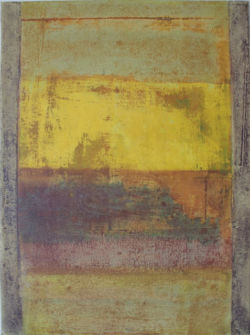 Petit jaune (2012), acrylique sur toile, 40 x 30 cm, ©Charlotte Callens (https://www.charlotte-callens.fr)