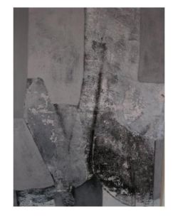 Ricochet (2005), technique mixte sur toile, 80 x 60 cm ©Charlotte Callens (www.charlotte-callens.fr)
