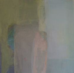 Transition (2011), acrylique sur toile, 90 x 90 cm ©Charlotte Callens (https://www.charlotte-callens.fr)
