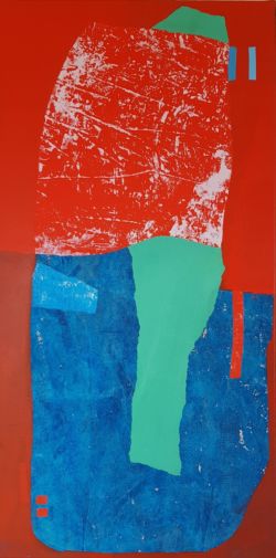 0622-11, TM sur toile, 2022, 80x40cm ©Charlotte Callens (https://www.charlotte-callens.fr)