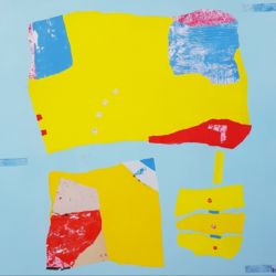 0722-02, TM sur toile, 2022, 80x80cm ©Charlotte Callens (https://www.charlotte-callens.fr)