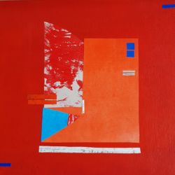 1022-03, TM sur carton entoilé, 2022, 30x30cm ©Charlotte Callens (https://www.charlotte-callens.fr)