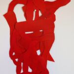 EntreLacs assemblage 0925-2 acrylique sur plastique 58x42cm©Charlotte Callens (https://www.charlotte-callens.fr)