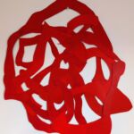 EntreLacs assemblage 0925-3 acrylique sur plastique 60x50 cm©Charlotte Callens (https://www.charlotte-callens.fr)