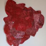 Octobre, assemblage 1025-1 acrylique sur papier 100x75 cm©Charlotte Callens (https://www.charlotte-callens.fr)