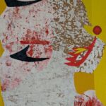 Soleil, TM 0825-8 sur carton 56x30 cm ©Charlotte Callens (https://www.charlotte-callens.fr)