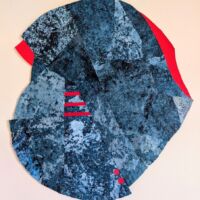 assemblage 0925-5 acrylique sur papier 45x38cm©Charlotte Callens (https://www.charlotte-callens.fr)