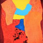 Eclosion (4), TM acrylique sur toile, 30x24 cm, 2026 ©Charlotte Callens (https://www.charlotte-callens.fr)