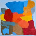 Eclosion (6), TM acrylique sur toile, 30x30 cm, 2026 ©Charlotte Callens (https://www.charlotte-callens.fr)