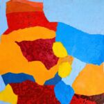 Eclosion (7), TM acrylique sur toile, 30x30 cm, 2026 ©Charlotte Callens (https://www.charlotte-callens.fr)