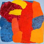 Eclosion (8), TM acrylique sur toile, 30x30 cm, 2026 ©Charlotte Callens (https://www.charlotte-callens.fr)